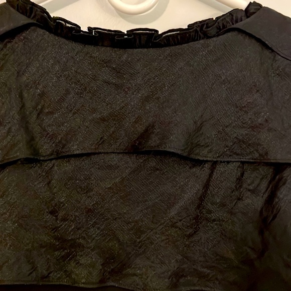 Black Tiered Cocktail Dress by S L Fashions - Picture 4 of 7